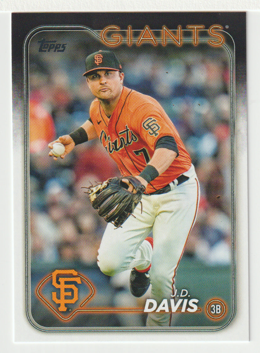 J.D. Davis - San Francisco Giants (MLB Baseball Card) 2024 Topps # 64 Mint