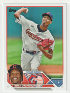 Triston McKenzie - Cleveland Guardians (MLB Baseball Card) 2023 Topps # 65 Mint