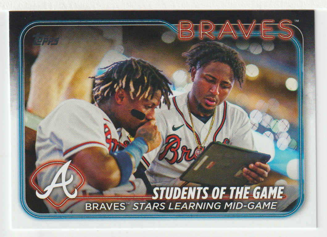 Ronald Acuna Jr. - Ozzie Albies - Atlanta Braves - Students of the Game (MLB Baseball Card) 2024 Topps # 70 Mint