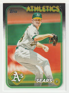 JP Sears - Oakland Athletics (MLB Baseball Card) 2024 Topps # 80 Mint