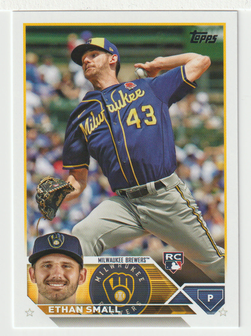 Ethan Small RC - Milwaukee Brewers (MLB Baseball Card) 2023 Topps # 87 Mint