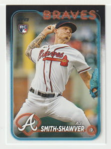 AJ Smith-Shawver RC - Atlanta Braves (MLB Baseball Card) 2024 Topps # 117 Mint