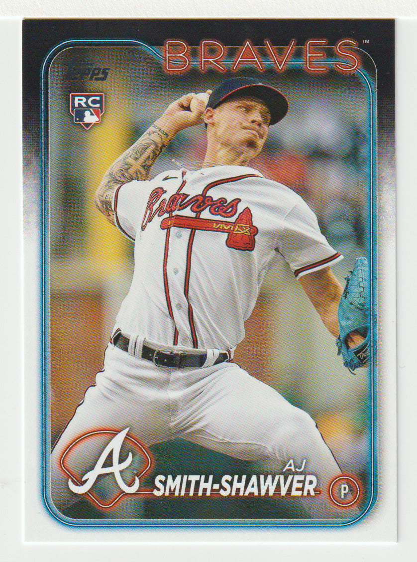 AJ Smith-Shawver RC - Atlanta Braves (MLB Baseball Card) 2024 Topps # 117 Mint