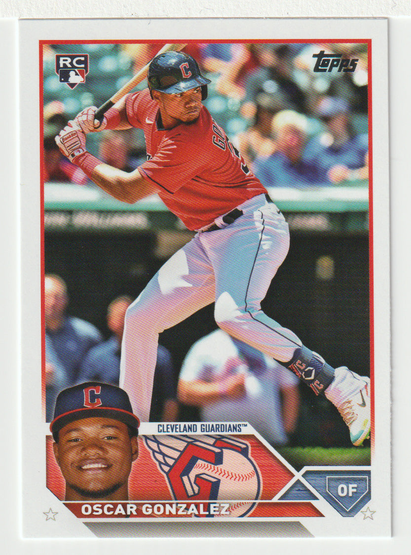 Oscar Gonzalez RC - Cleveland Guardians (MLB Baseball Card) 2023 Topps # 119 Mint