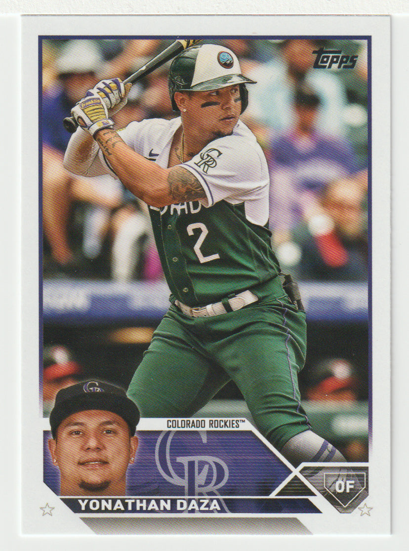 Yonathan Daza - Colorado Rockies (MLB Baseball Card) 2023 Topps # 122 Mint