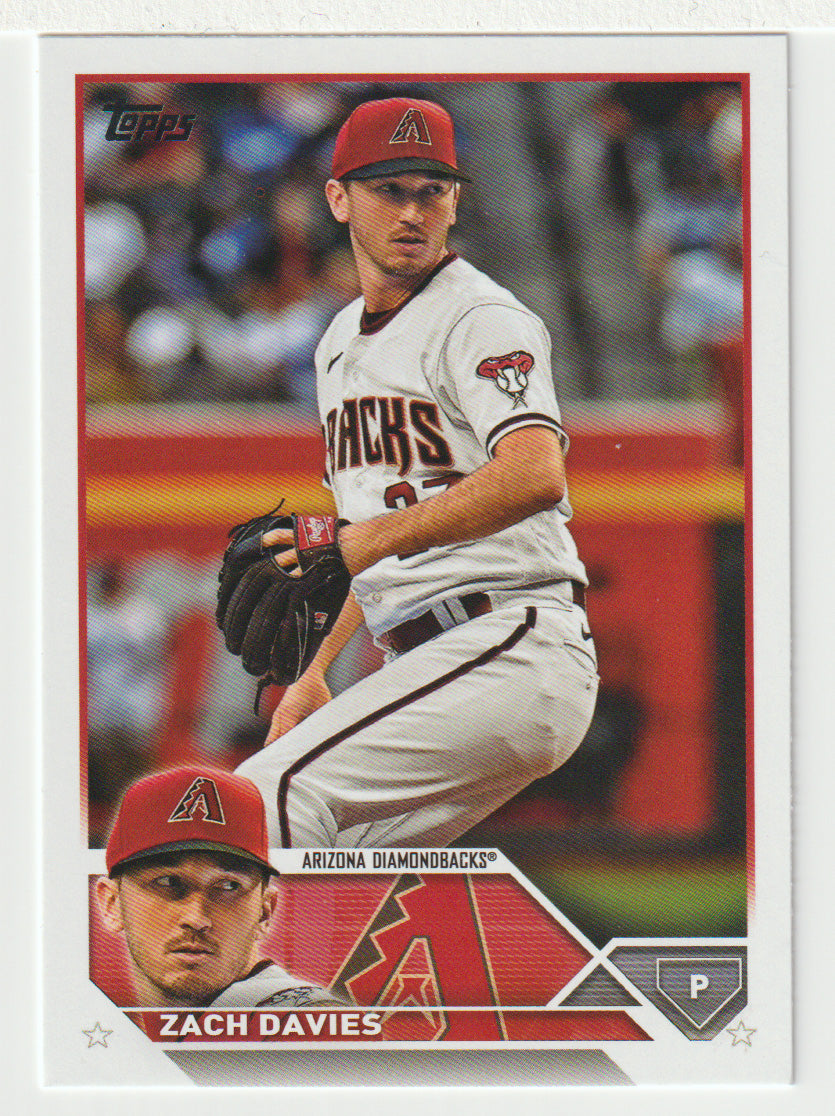 Zach Davies - Arizona Diamondbacks (MLB Baseball Card) 2023 Topps # 123 Mint