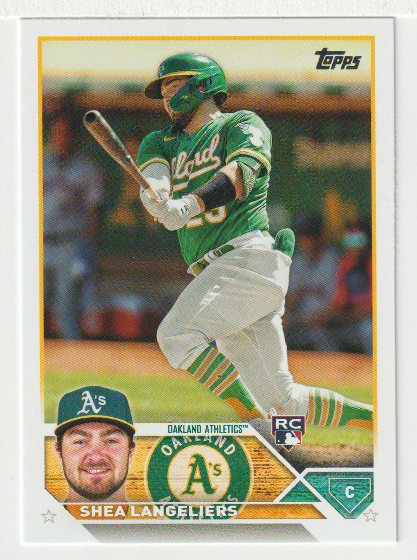 Shea Langeliers RC - Oakland Athletics (MLB Baseball Card) 2023 Topps # 127 Mint