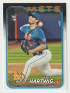 Grant Hartwig RC - New York Mets (MLB Baseball Card) 2024 Topps # 130 Mint
