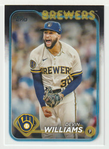 Devin Williams - Milwaukee Brewers (MLB Baseball Card) 2024 Topps # 135 Mint