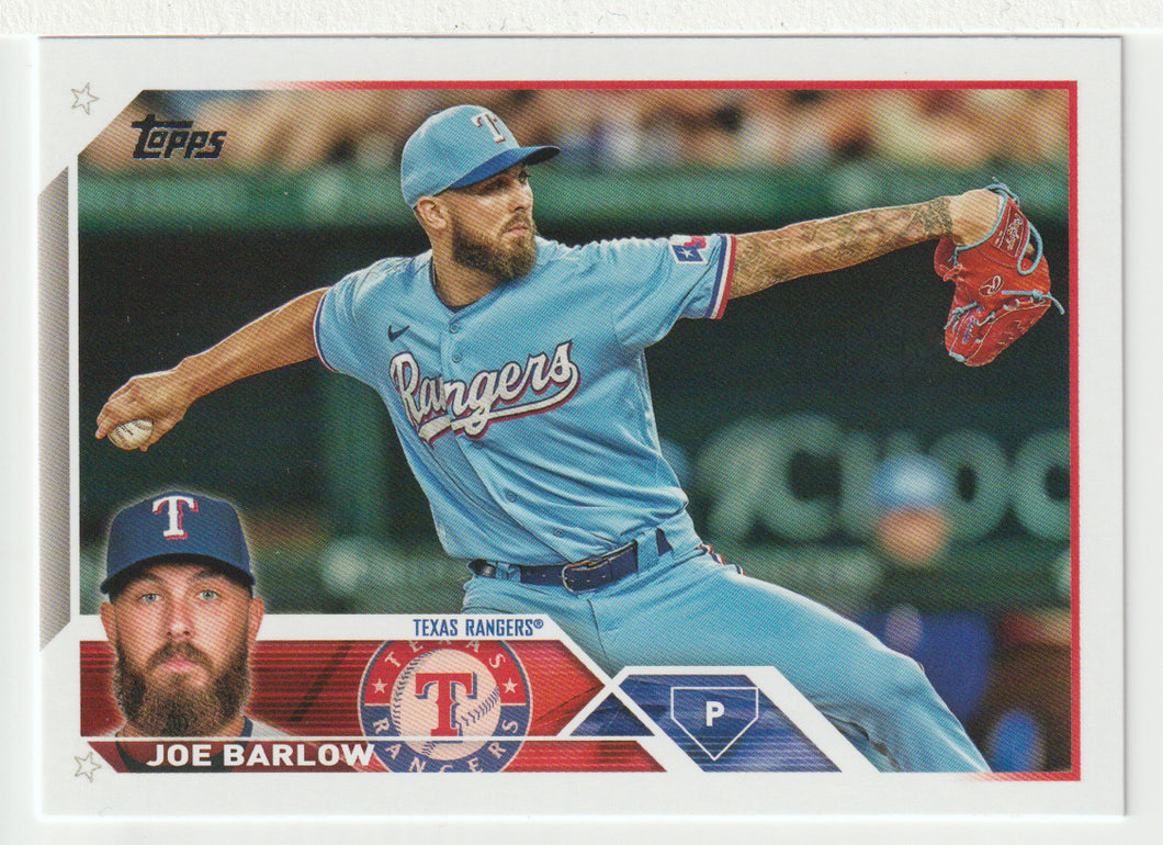 Joe Barlow - Texas Rangers (MLB Baseball Card) 2023 Topps # 139 Mint