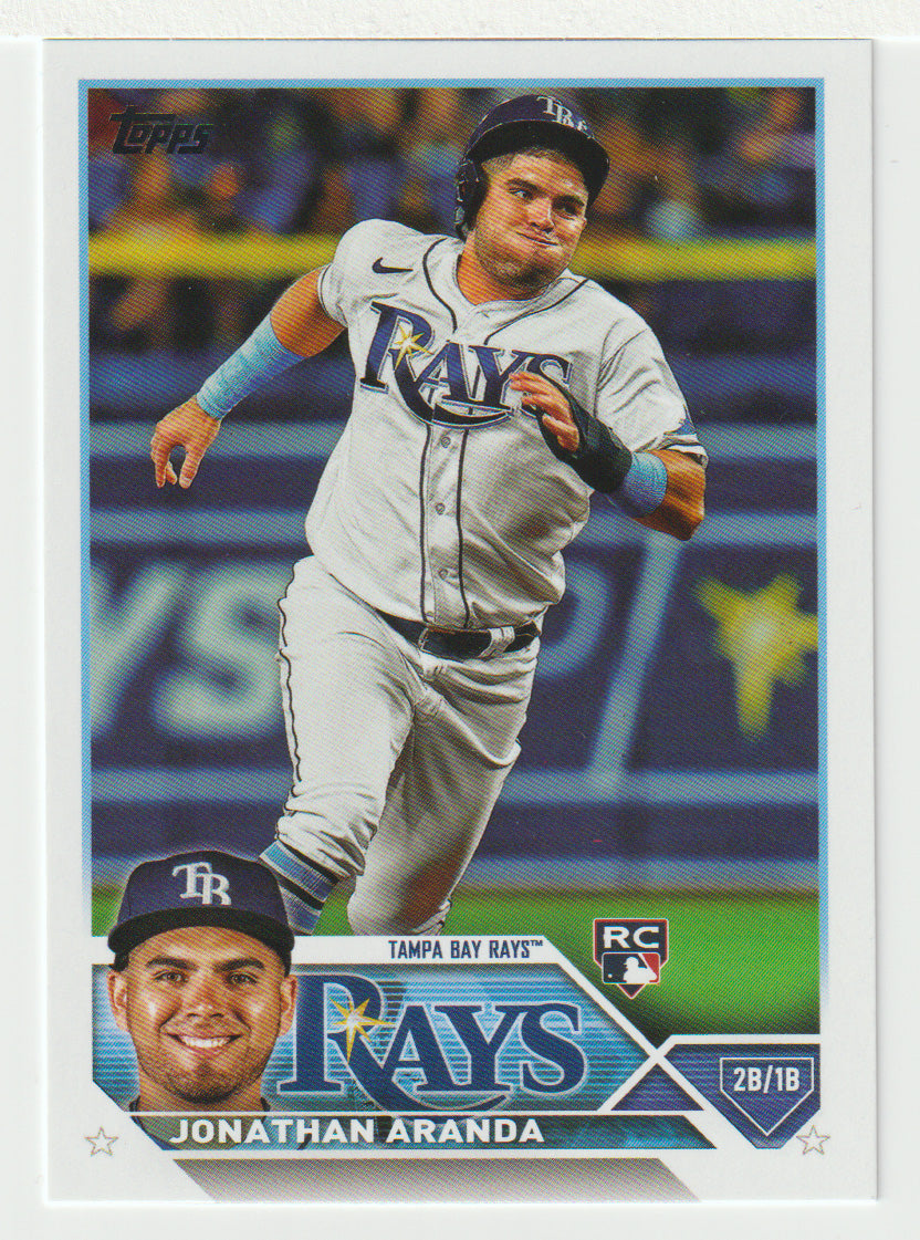 Jonathan Aranda RC - Tampa Bay Rays (MLB Baseball Card) 2023 Topps # 154 Mint