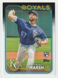 Alec Marsh RC - Kansas City Royals (MLB Baseball Card) 2024 Topps # 163 Mint