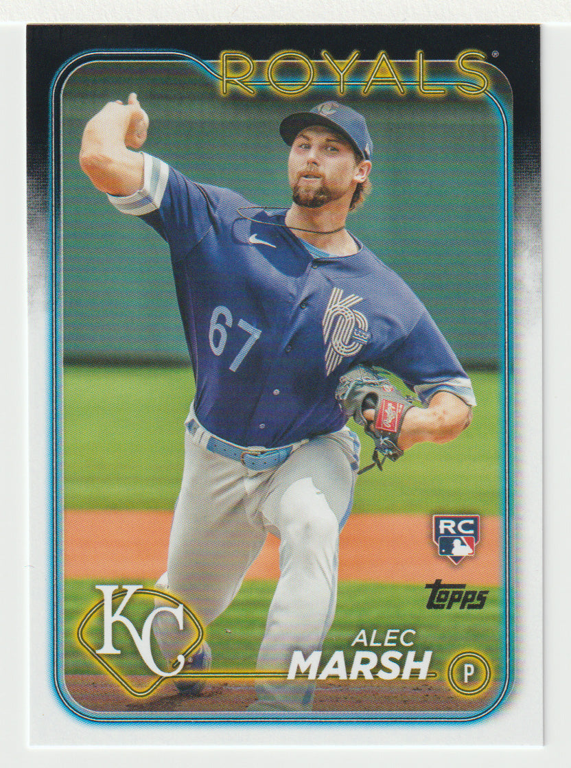 Alec Marsh RC - Kansas City Royals (MLB Baseball Card) 2024 Topps # 163 Mint