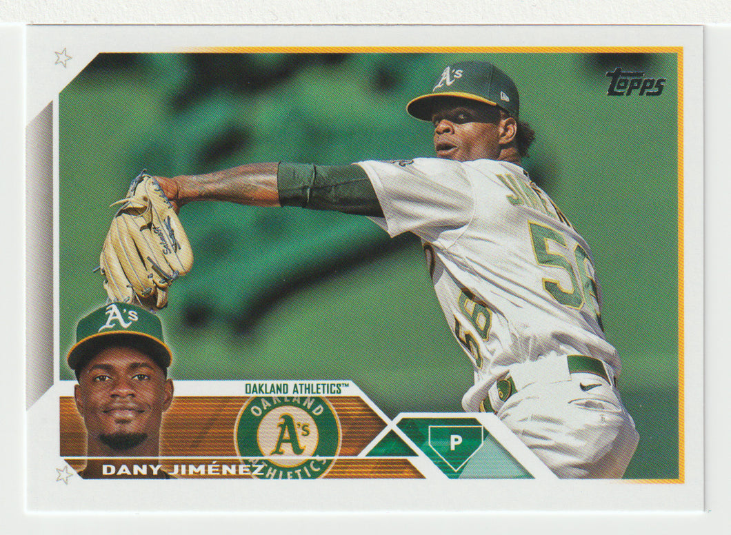 Dany Jimenez RC - Oakland Athletics (MLB Baseball Card) 2023 Topps # 164 Mint