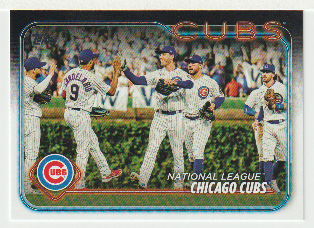 Chicago Cubs Team Card (MLB Baseball Card) 2024 Topps # 165 Mint