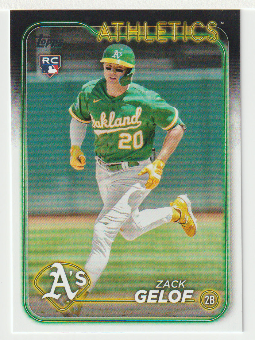 Zack Gelof RC - Oakland Athletics (MLB Baseball Card) 2024 Topps # 166 Mint