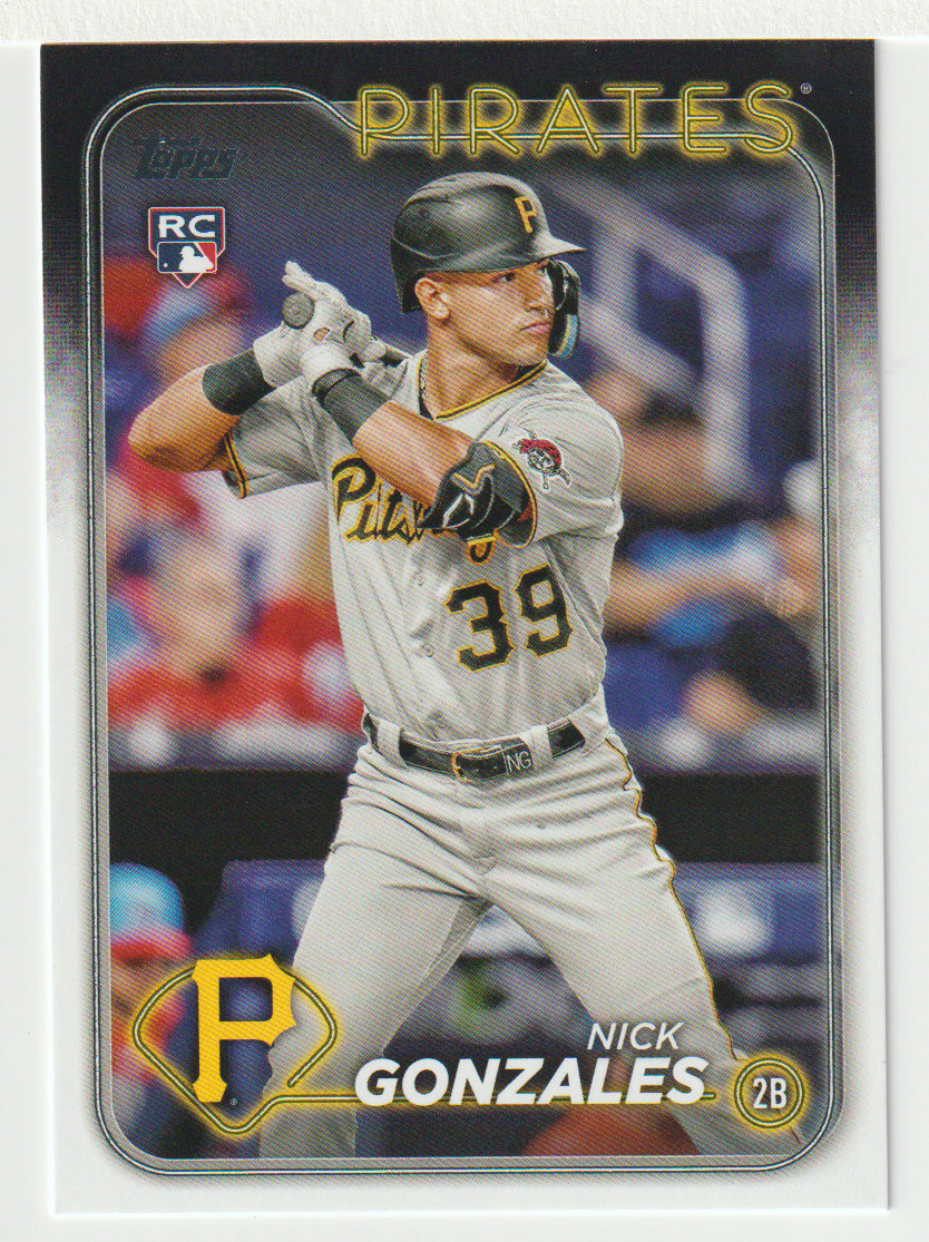 Nick Gonzales RC - Pittsburgh Pirates (MLB Baseball Card) 2024 Topps # 168 Mint