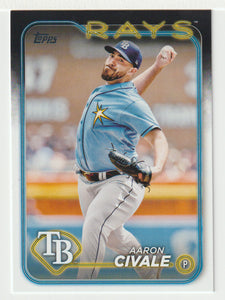Aaron Civale - Tampa Bay Rays (MLB Baseball Card) 2024 Topps # 170 Mint