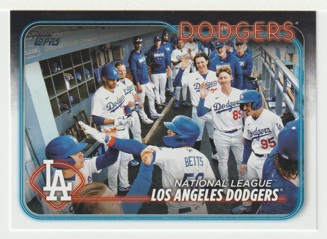Los Angeles Dodgers Team Card (MLB Baseball Card) 2024 Topps # 183 Mint