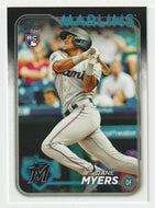 Dane Myers RC - Miami Marlins (MLB Baseball Card) 2024 Topps # 188 Mint