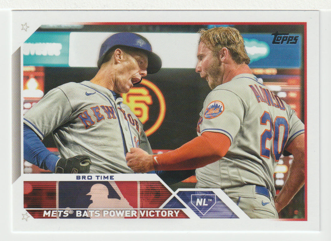 Pete Alonso - New York Mets - Team Checklist (MLB Baseball Card) 2023 Topps # 190 Mint
