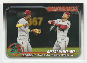Geraldo Perdomo - Arizona Diamondbacks - Desert Dance-Off (MLB Baseball Card) 2024 Topps # 190 Mint