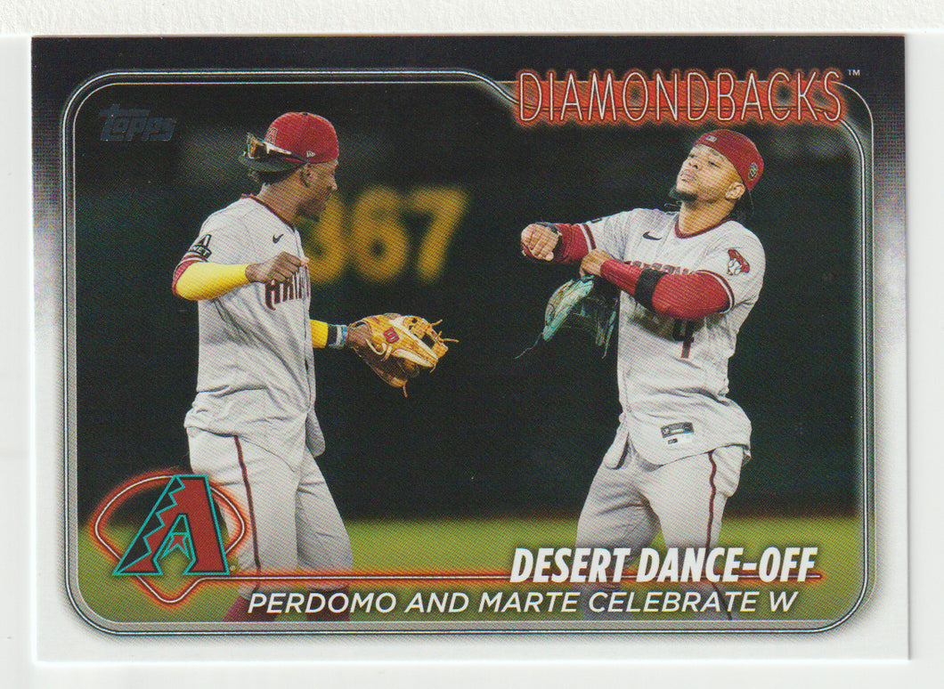 Geraldo Perdomo - Arizona Diamondbacks - Desert Dance-Off (MLB Baseball Card) 2024 Topps # 190 Mint