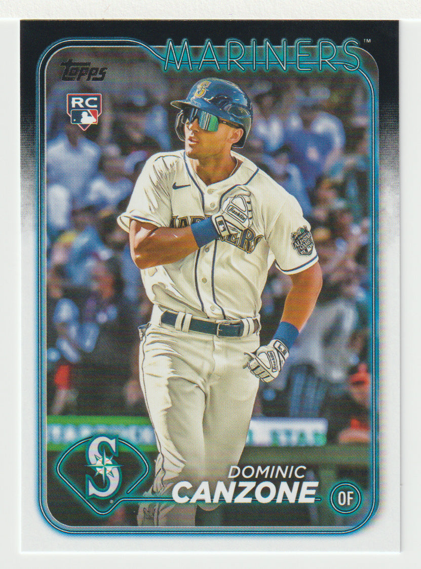 Dominic Canzone RC - Seattle Mariners (MLB Baseball Card) 2024 Topps # 195 Mint