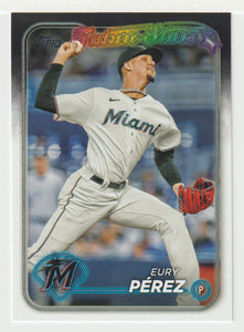 Eury Perez - Miami Marlins - Future Stars (MLB Baseball Card) 2024 Topps # 197 Mint