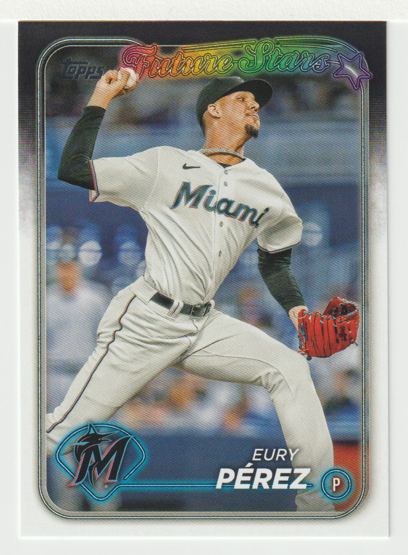 Eury Perez - Miami Marlins - Future Stars (MLB Baseball Card) 2024 Topps # 197 Mint