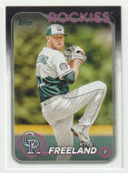 Kyle Freeland - Colorado Rockies (MLB Baseball Card) 2024 Topps # 198 Mint