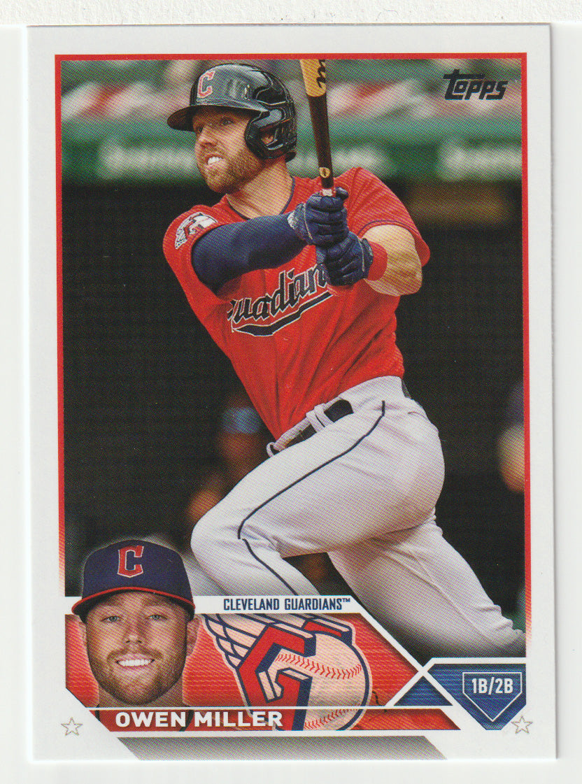 Owen Miller - Cleveland Guardians (MLB Baseball Card) 2023 Topps # 213 Mint