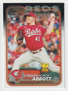 Andrew Abbott RC - Cincinnati Reds (MLB Baseball Card) 2024 Topps # 214 Mint