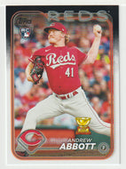 Andrew Abbott RC - Cincinnati Reds (MLB Baseball Card) 2024 Topps # 214 Mint