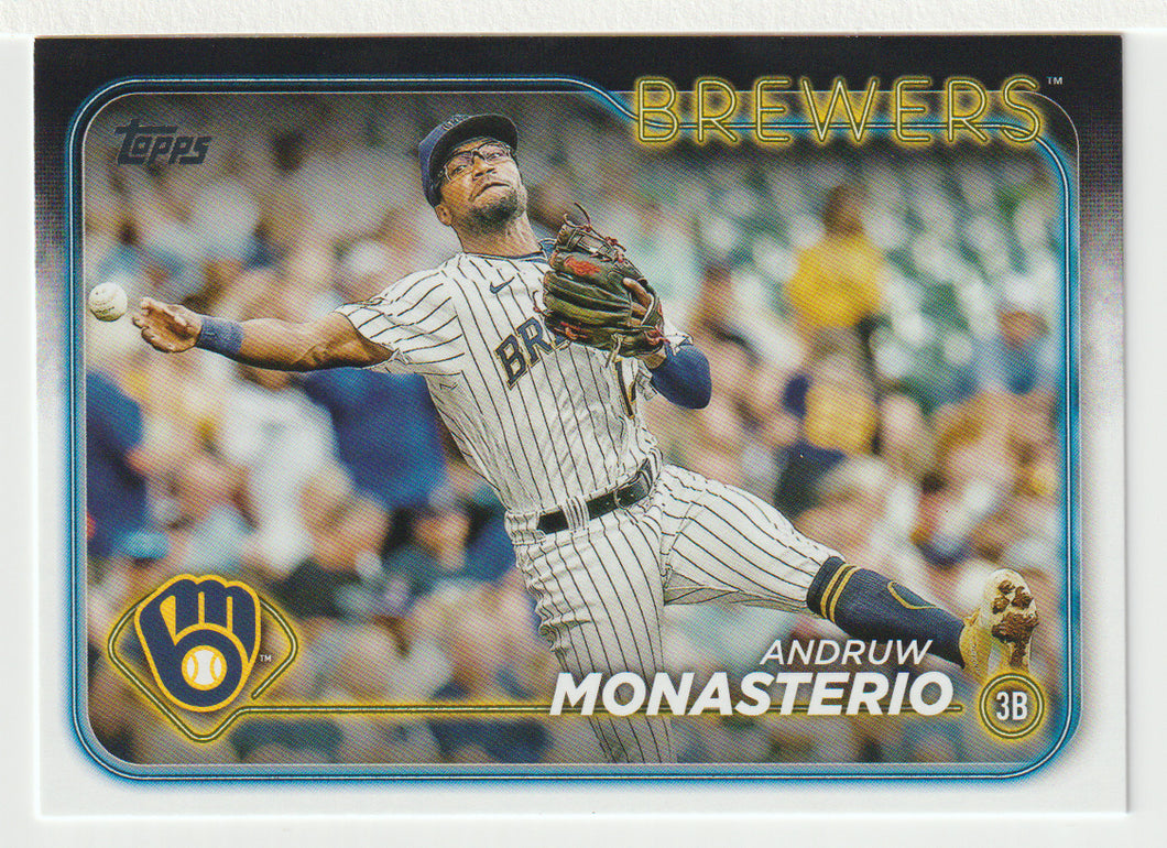 Andruw Monasterio - Milwaukee Brewers (MLB Baseball Card) 2024 Topps # 240 Mint