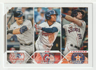 Aaron Judge - Kyle Tucker - Jose Ramirez - League Leaders (MLB Baseball Card) 2023 Topps # 241 Mint