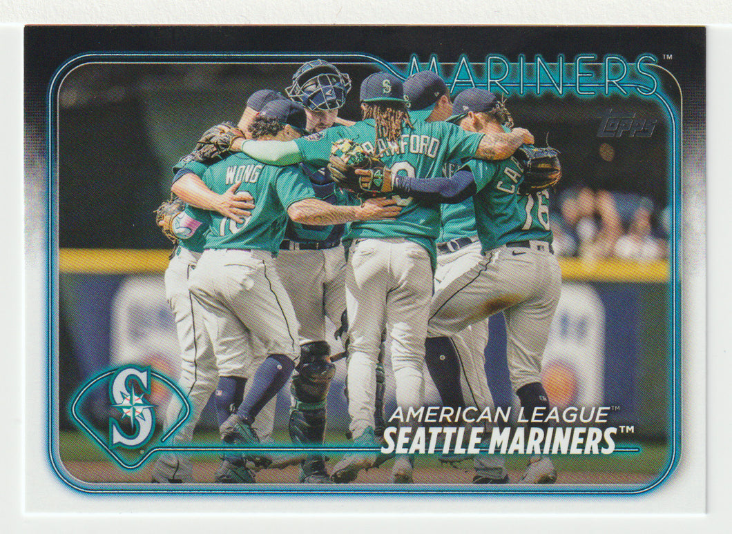 Seattle Mariners Team Card (MLB Baseball Card) 2024 Topps # 241 Mint