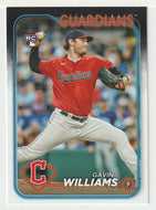 Gavin Williams RC - Cleveland Guardians (MLB Baseball Card) 2024 Topps # 242 Mint