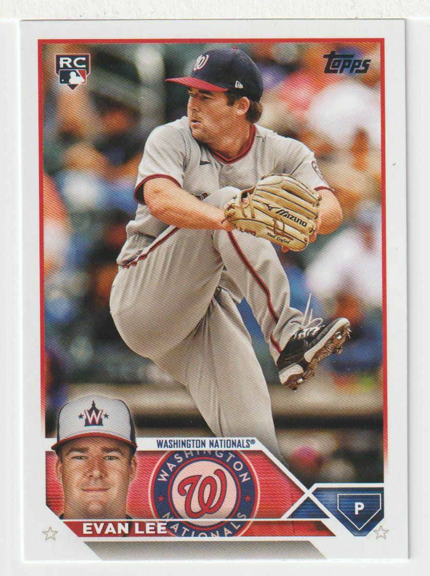 Evan Lee RC - Washington Nationals (MLB Baseball Card) 2023 Topps # 243 Mint