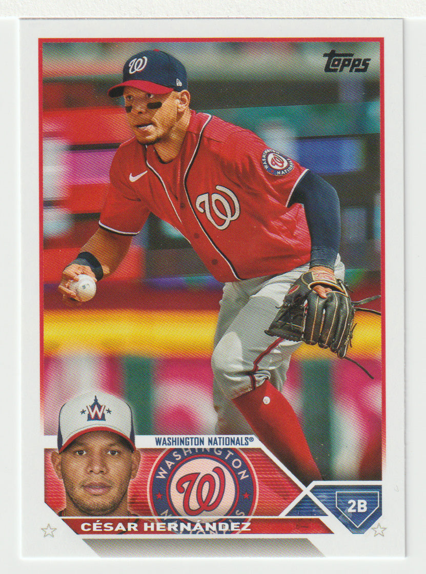 Cesar Hernandez - Washington Nationals (MLB Baseball Card) 2023 Topps # 244 Mint