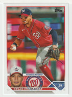 Cesar Hernandez - Washington Nationals (MLB Baseball Card) 2023 Topps # 244 Mint