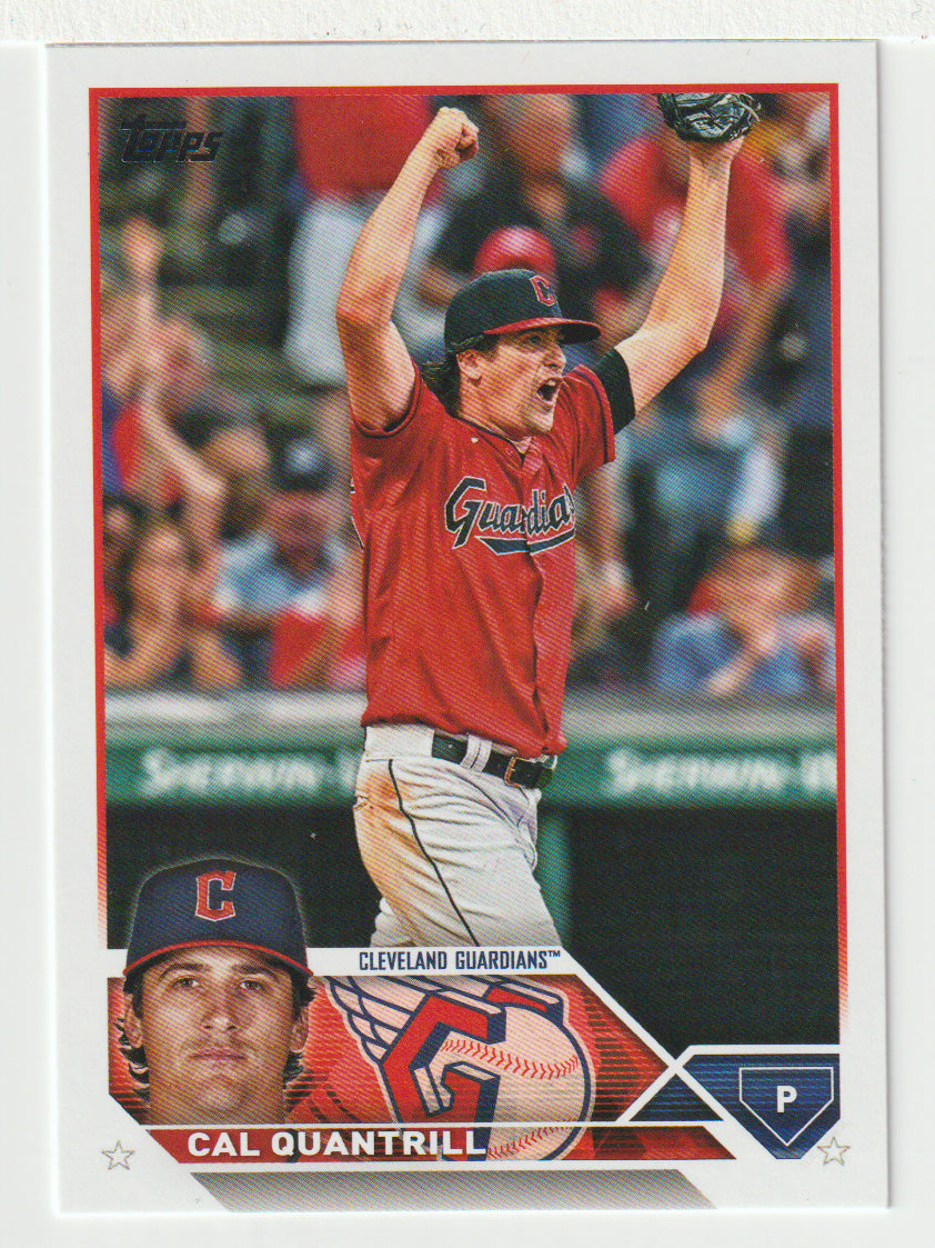 Cal Quantrill - Cleveland Guardians (MLB Baseball Card) 2023 Topps # 255 Mint