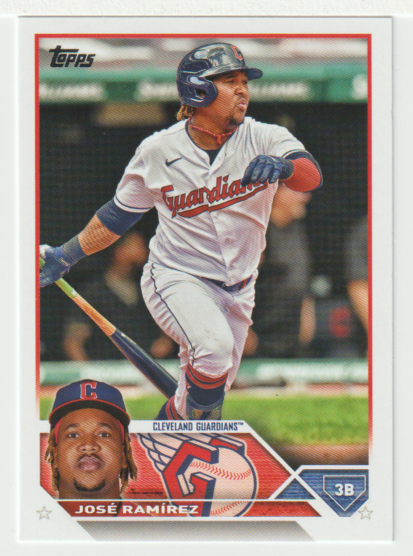 Jose Ramirez - Cleveland Guardians (MLB Baseball Card) 2023 Topps # 256 Mint