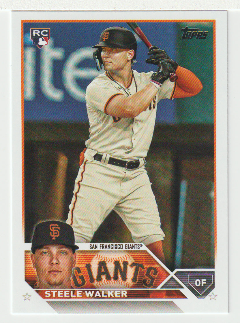 Steele Walker RC - San Francisco Giants (MLB Baseball Card) 2023 Topps # 264 Mint