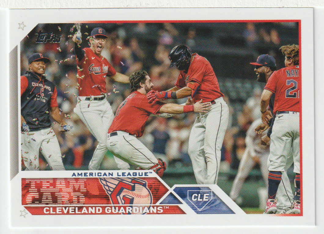 Cleveland Guardians Team Card (MLB Baseball Card) 2023 Topps # 271 Mint