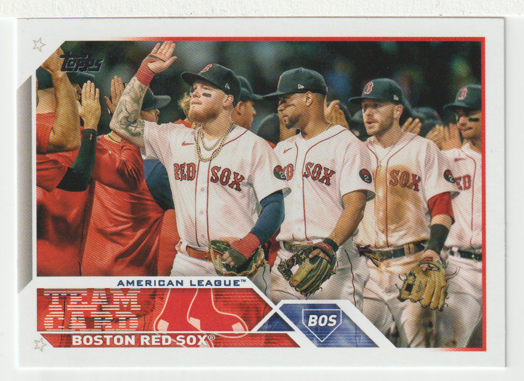 Boston Red Sox Team Card (MLB Baseball Card) 2023 Topps # 273 Mint