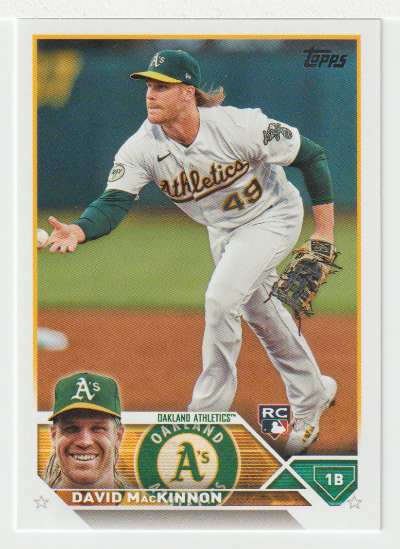 David MacKinnon RC - Oakland Athletics (MLB Baseball Card) 2023 Topps # 276 Mint