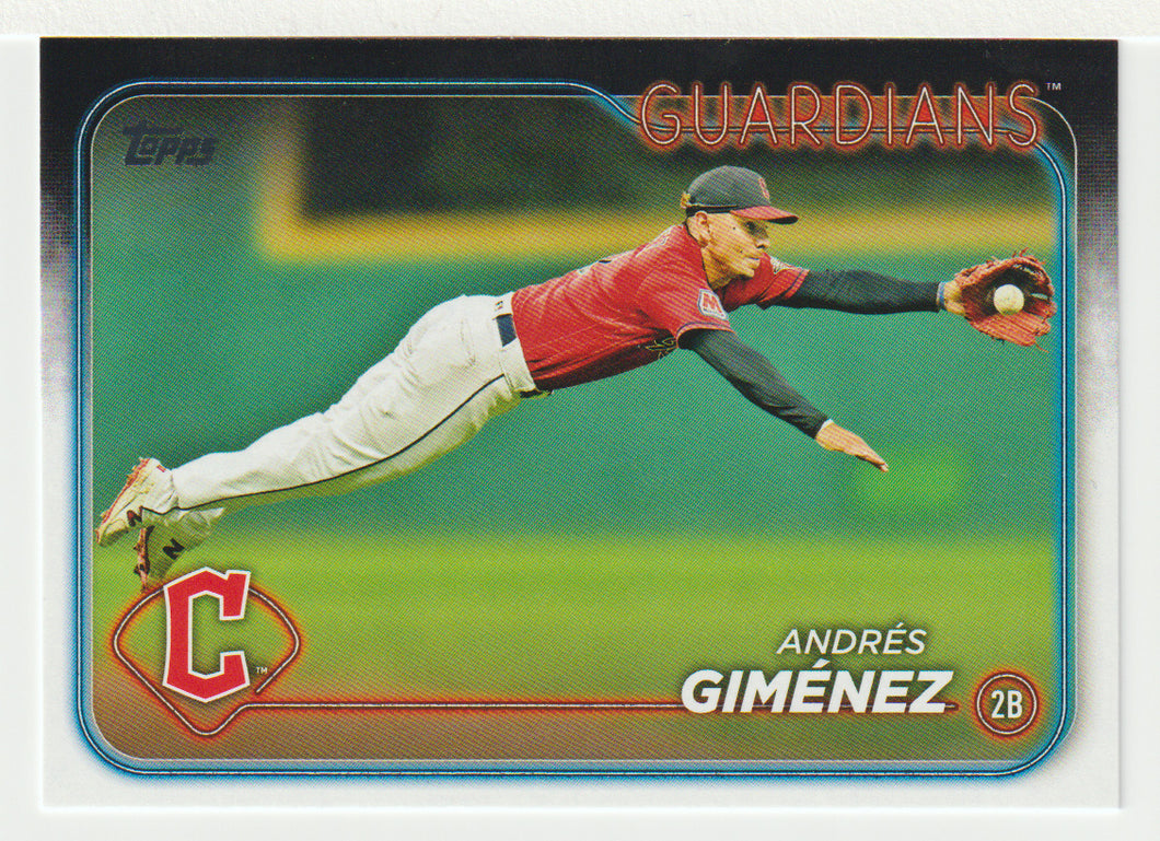 Andres Gimenez - Cleveland Guardians (MLB Baseball Card) 2024 Topps # 289 Mint