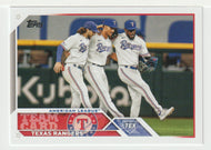 Texas Rangers Team Card (MLB Baseball Card) 2023 Topps # 292 Mint
