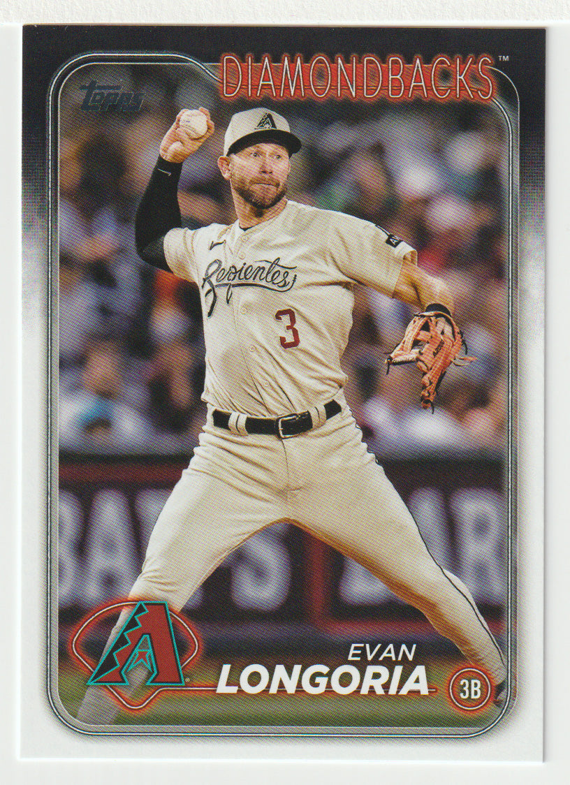 Evan Longoria - Arizona Diamondbacks (MLB Baseball Card) 2024 Topps # 304 Mint